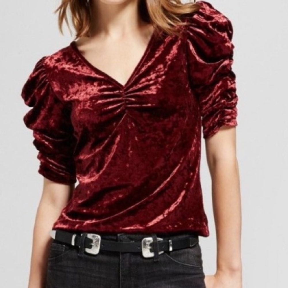 Crushed Velvet Top